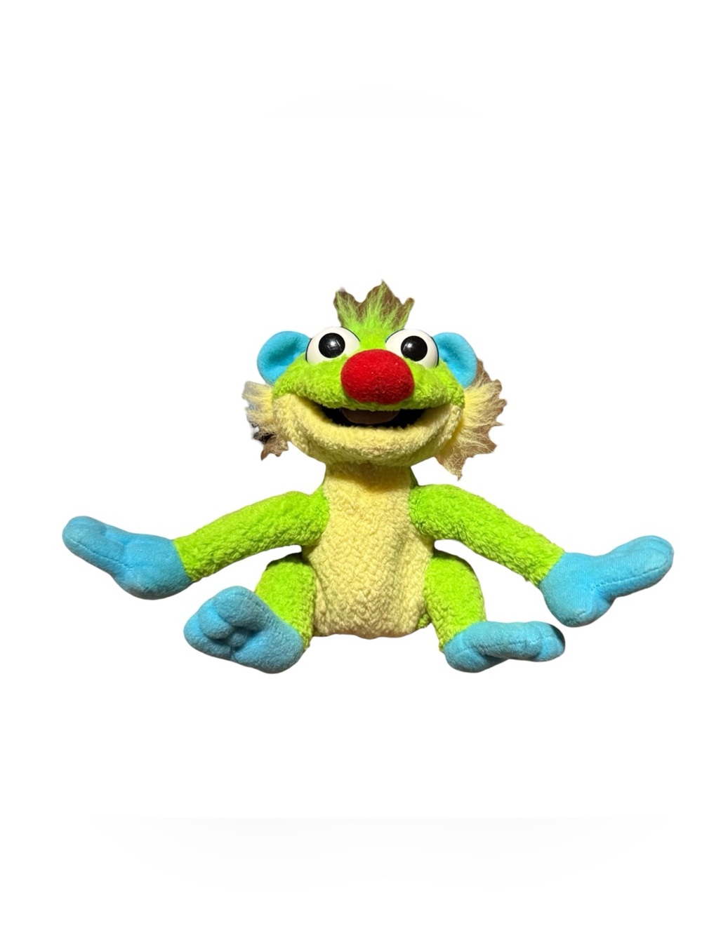 Vintage Treelo Plush Lemur Bear In The Big Blue House Bean Bag Jim Henson Mattel